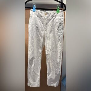 LOFT The Prefect Straight Summer White Pant Size 0